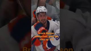 Brock Nelson puts the Islanders up 5-2 on the Boston Bruins (clip from NHL)