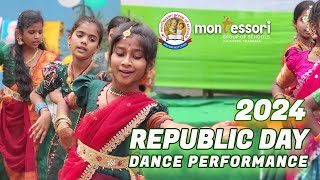 Republic Day 2024 🇮🇳| Dance performance| Montessori High School | Valigonda