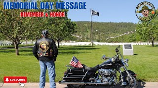 Memorial Day Message Remember and Honor