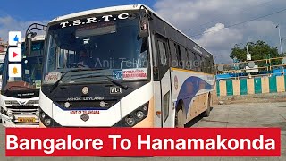 Bangalore To Warangal Hanumakonda TSRTC Bus | Hanumakonda To Bangalore Buses