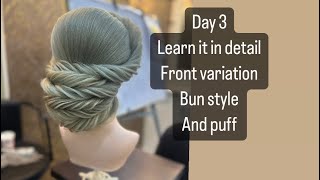 Bridal hairstyle with detail guidance. #hairstyle #easyhairstyle #goviral #bridallook #dombivli