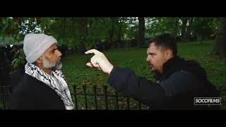 Bob pointing out the illogical contradiction of Allah   Speakers Corner Debate #