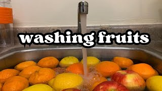 Lets Wash FRUITS (asmr)