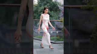 beautiful girl chinese street fashion  #shorts #trending #trendingshorts #shortvideo #beautiful