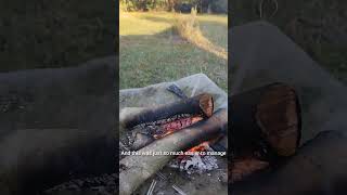 Portable Fire Pit | Solo Female Van Life in Travel Trailer - Great For Camping