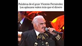 Palabras de despedida de Vicente Fernández