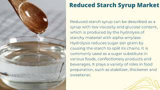 Reduced Starch Syrup Market