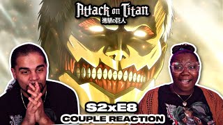 WATCH OUT EREN! - Attack On Titan Season 2 Episode 8 Reaction "The Hunters"