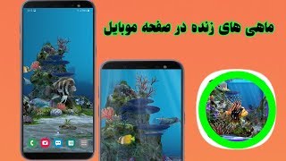 ماهی های زنده در صفحه موبایل خود بیارید - Fish on the Mobile Page