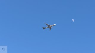 Singapore Airlines A350 on descent to Christchurch Airport 30 May 2024 (SQ297) 9V-SMI