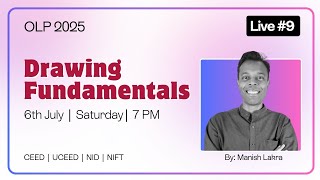 Live #9 | Drawing Fundamentals & Design PYQs | OLP 2025