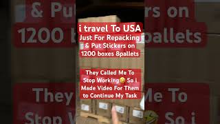 TRAVEL in USA FOR i Love REPACKING & Put Stickers On Them