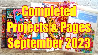 September 2023 Completed Colouring (Coloring) Pages & Projects / #maggsy250_september