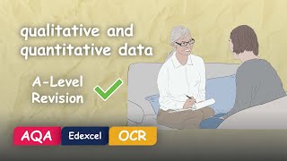 Qualitative and Quantitative data (Psychology Issues Explained) #Alevel #Revision