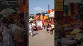 Walking to Holy Kanaka Durga Mata Temple, Vijayawada, Andhra Pradesh.