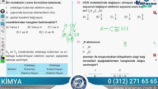 Karacan TV - Kimya / Karbon Kimyası 2 DİF Soru Çözümü