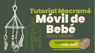 Móvil de bebé macramé - DIY Baby Mobile - MAGIC BOX✨ Piolas & Piolas