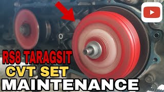 RS8 TARAGSIT CVT SET MAINTENANCE I LINIS NG PANGMALAKASANG PANGILID I HONDA BEAT FI V3