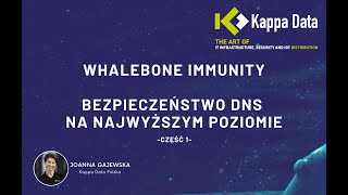 Bezpieczeństwo DNS na najwyższym poziomie z Whalebone i Kappa Data - część pierwsza