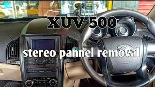 XUV 500 stereo pannel removal #jinoaugustin #malayalam