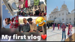 MY FIRST VLOG😇 BANGLA SAHIB!! CHANDNI CHONK MARKET❤️