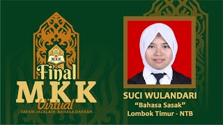 Final MKK Virtual - Suci Wulandari | Madrasah Tsanawiyyah Nahdhatul Wathan Pangsor Gunung