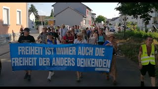 Untergrombach - Demo für Frieden und Selbstbestimmung am 09.06.2023