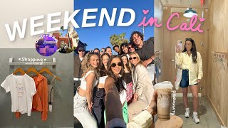 VLOG: weekend in california, living in a hotel, cast dinner, sunday reset! 🌇✨🧺