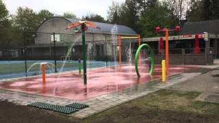 Oplevering Spray Park Floreal Camping het Veen BE