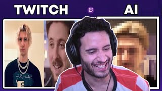 NymN Can't Stop Laughing at AI Streamer Blends (ft. Forsen, xQc, Ninja, ...)