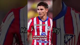 La posición ideal de Julián Alvarez | UniversoAtleti #atleticomadrid #julianalvarez #simeone #shorts