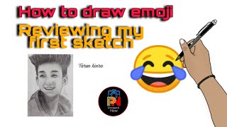 How To Draw Emojis ll Project New ll Revealing My First Portrait ll