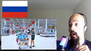 First Time reacting to Grocery Shopping for a Week in RUSSIA | Покупка продуктов на неделю в РОССИИ