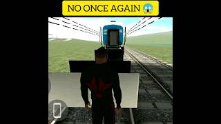 Train vs invincibility-2 #shorts #trainvideo #trainvspotholes #invincibility #indianbikedriving3d