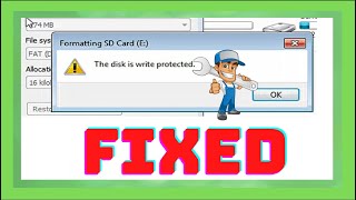 [SOLVED] The Disk Is Write Protected Pendrive/USB Drive/SD Card