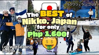 🇯🇵 🌸Japan Travel Tips 2024 ONLY 1600 Pesos (US$29) Things to do in Nikko🎌Budget Hacks!