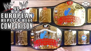 WWF vs WWE European Replica Belt Comparison