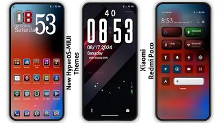 3 New HyperOS-MIUI Themes for Xiaomi,Redmi,Poco | Best HyperOS-MIUI Themes