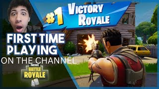 Fortnite Gameplay Part 1 Live Stream/Open Party if you want to join