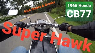 Back Road Blast on a 1966 Honda CB77 Super Hawk