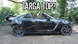 Cutting the Roof Off My R35 GT-R Donor Car. Accidentally Made A Targa Top!