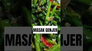 Cara Masak Genjer Enak & Mudah #shorts #stirfrying #stirfry #tumisgenjer