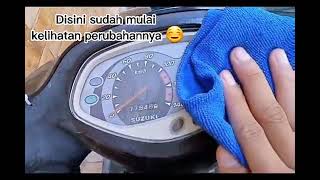 Solusi Kinclong Untuk Speedometer dan Lampu Motor Rengat Retakan Halus