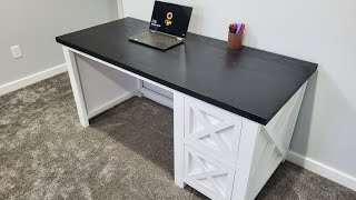 Diy Farmhouse Desk Build