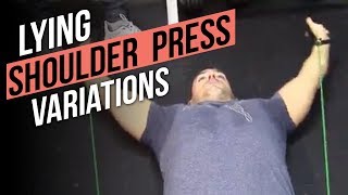 Target Your Delts With Resistance Bands: Lying Shoulder Press Variations with Resistance Bands!