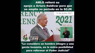 Amlo reitera su apoyo a Arturo Saldivar