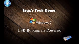 How To Make USB Bootable Through PowerISO  #Booting #Poweriso #windows7 #windows10