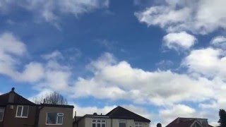 Clouds in fast motion