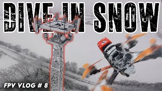 FPV Snow Tower DIVE | FPV Vlog #8 German Deutsch