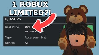 LIMITED ITEM FOR 1 ROBUX?! // ItsDina